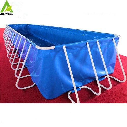 Hot Sale 200L~50000L Aquaculture Durable Foldable Portable PVC Canvas Fish Farming Tank