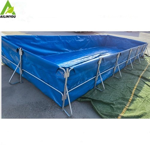 15 meter collapsible rectangle pvc tarpaulin outdoor fish ponds tilapia pool