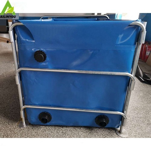 High Quality Tanque Para Acuicultura Portable Water Tank With Pump Pvc Fish Farming Tank