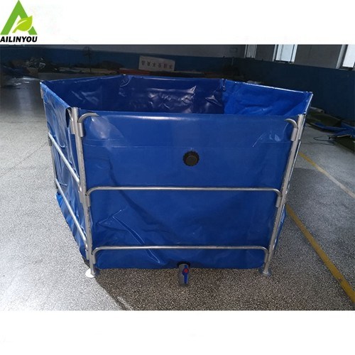 Durable 10m3 Biofloc Fish Farming tank Foldable Water Tank  Collapsible Fish Holding Tank