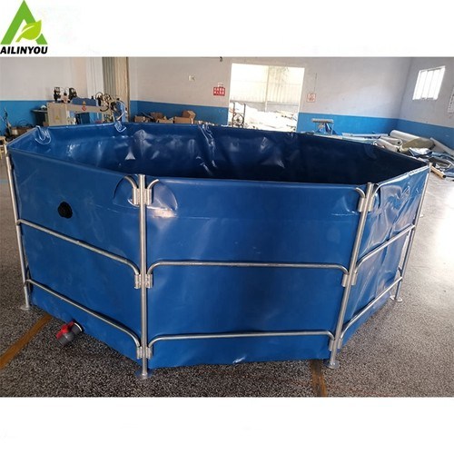 customized 20m3  flexible fish farming tank water storage tank aquaculture tank