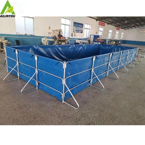 Durable portable fish tank rectangular pvc tank for farming fish