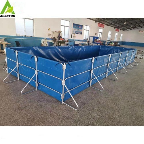 Hot sale Rectangle PVC  fish tank koi fish farming tank 200L to 500,000Litres