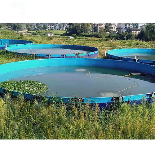 Hot Sale Collapsible PVC Tarpaulin Fish Farming Tanks Indoor Outdoor Biofloc Equipemnt Ponds for RAS Catfish  Tilapia Fa