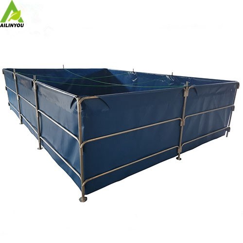 Pvc Biofloc Fish Tank Round Tarpaulin Sheet  60000 Litres  Aquaculture Farming Fish Pond