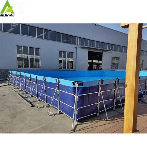 Folding Aquaculture Tanks Floating Biofloc Ponds Fish Farming Cage Equipment for Fish Farms