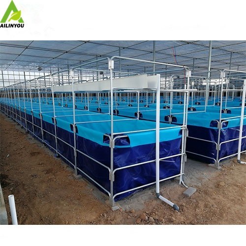 Factory Custom Round Pvc Tarpaulin Fish Farming Tank Stainless Steel Water Storage Tank