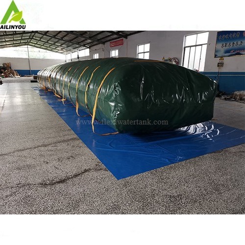 China Factory Supply PVC Collapsible Rectangular Water Storage Tank 100m3