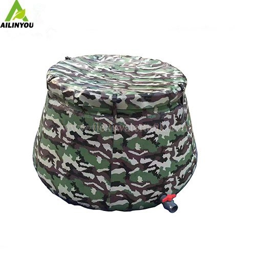 Anti-UV Folding Collapsible PVC Onion Shaped Water Storage Bladder Tank Professional Manufacturer